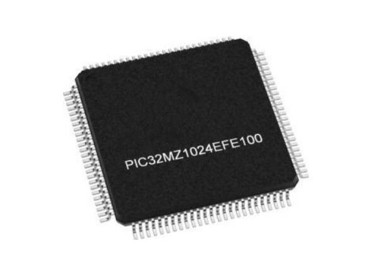 ไอซีไมโครคอนโทรลเลอร์ PIC32MZ1024EFE100-I/PT 32Bit Single Core MCU 100-TQFP 200MHz