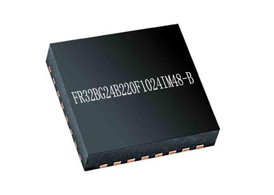 SoC ไร้สาย EFR32BG24B220F1024IM48-B 2Mbps วงจรรับส่งสัญญาณ RF 48-VFQFN BT IC