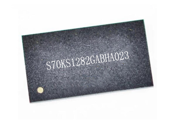 ชิป IC ความจํา S70KS1282GABHA023 200MHz ซีโด SRAM ความจํา IC 24-FBGA