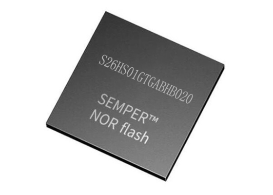 ชิปหน่วยความจำ S26HS01GTGABHB020 ชิปวงจรรวม 1Gbit NOR Flash Memory IC
