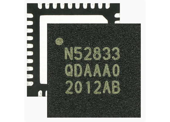 NRF52833-QDAA-B-R7 BT IC RF และตัวรับส่งสัญญาณไร้สาย Surface Mount