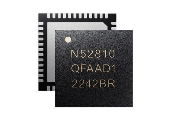 ตัวรับส่งสัญญาณ 2.4 GHz NRF52810-QFAA-ER 48-VFQFN ระบบ RF Qn A Chip