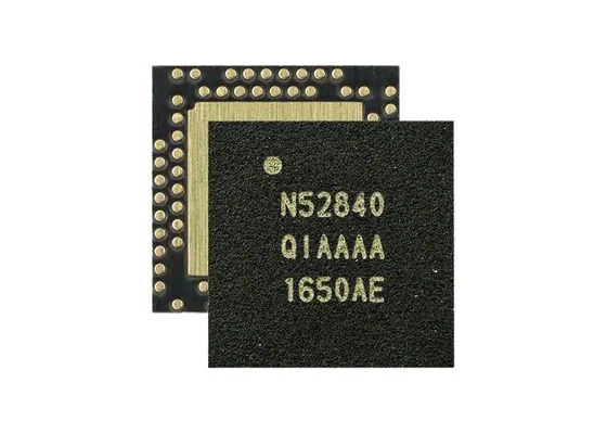 73-VFQFN ระบบ RF Surface Mount บนชิป IC ตัวรับส่งสัญญาณ NRF52840-QIAA-F-R