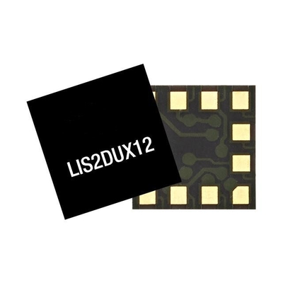 เซนเซอร์ IC LIS2DUX12TR พลังงานต่ําสุด 3 แกน Smart Accelerometer เซนเซอร์การเคลื่อนไหว 12-LGA