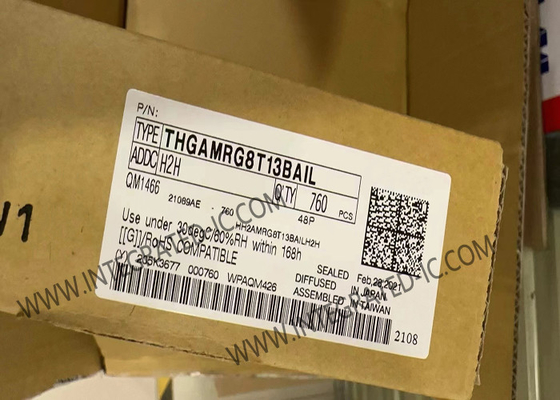 THGAMRG8T13BAIL ชิป IC ความจํา 256Gbit NAND Memory IC FBGA-153 eMMC แฟลชไดรฟ์