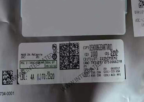 ชิปวงจรบูรณาการ DS90UB633ARTVRQ1 100MHz 1.87Gbps FPD-Link III ซีเรียไลเซอร์