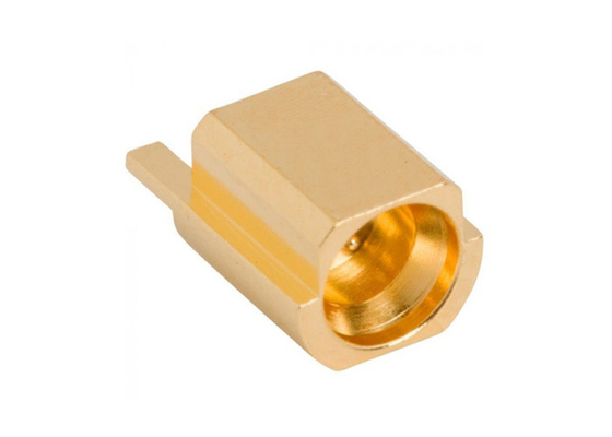 เครื่องเชื่อม 925-169J-51P 50Ω SMPM PCB สายตรง ช่องเจาะเรียบ Jack End Launch