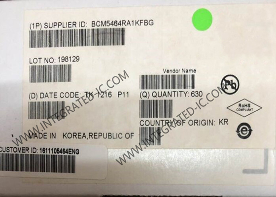 BCM5464RA1KFBG Ethernet IC Quad-Port 10/100/1000BASE-T Gigabit Copper Ethernet Transceiver เครื่องรับสัญญาณ