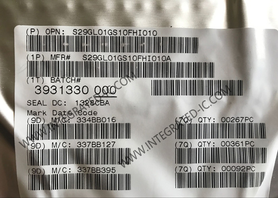 S29GL01GS10FHI010 ชิป IC ความจํา 1Gbit MIRRORBITTM Parallel Eclipse NOR Flash Memory IC