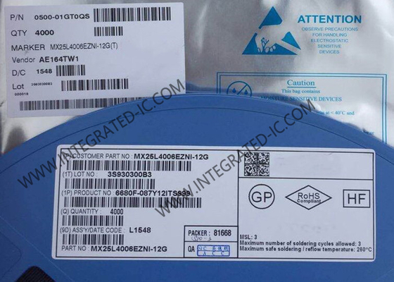 MX25L4006EZNI-12G แมมมรี่ IC ชิป 4Mbit CMOS Serial NOR Flash Memory IC WSON-8