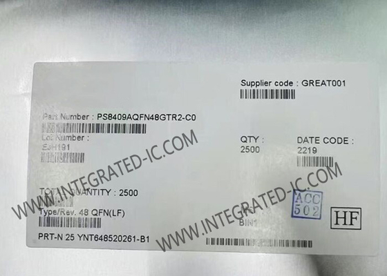 PS8409AQFN48GTR2-C0 ชิปวงจรบูรณาการ 6 Gbps HDMITM 2.0 Jitter ทําความสะอาดซ้ํา