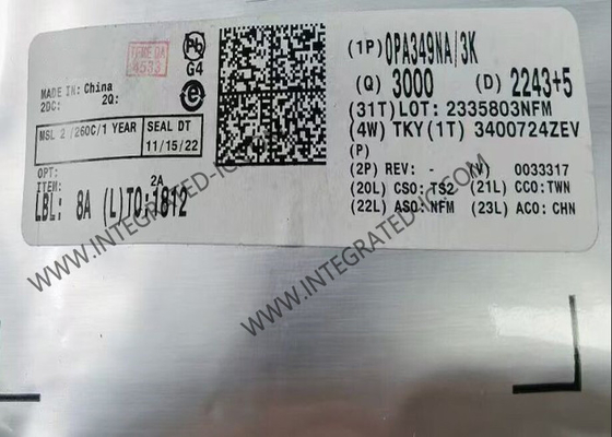 OPA349NA ชิปวงจรบูรณาการ 70kHz Rail-To-Rail CMOS เครื่องขยายการทํางาน SOT-23-5