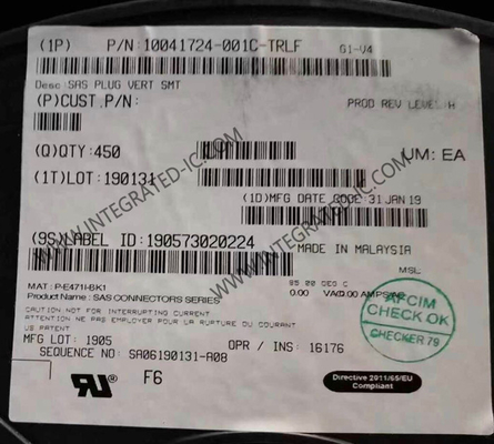 10041724-001C-TRLF Connectors สายเชื่อมสาย SAS เร่งสูง