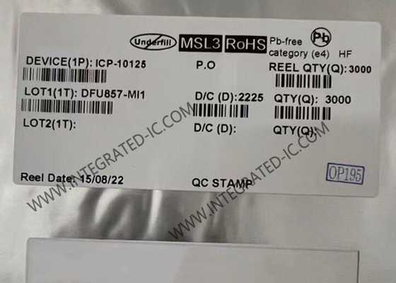 ICP-10125 Sensor IC 10atm กันน้ํา Barometric ความดันและอุณหภูมิ Sensor IC