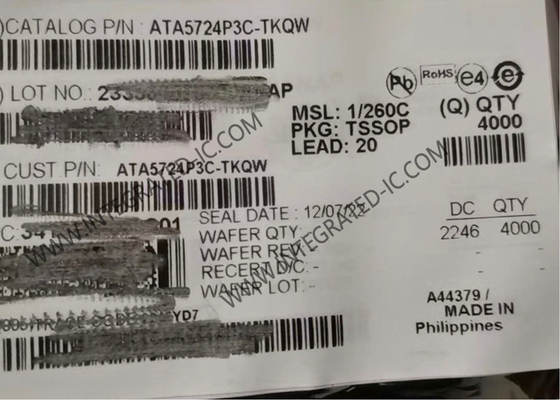 ATA5724P3C-TKQW โมดูลสื่อสารไร้สาย Multi-Chip PLL Receiver แพ็คเกจ TSSOP-20
