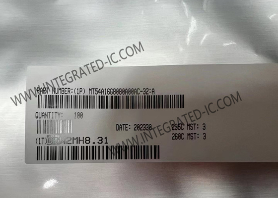 MT54A16G8080A00AC-32:ชิป IC ความจํา 128Gbit 8 ช่องทาง ความจํา DRAM ความขยายความถี่สูง พร้อม ECC