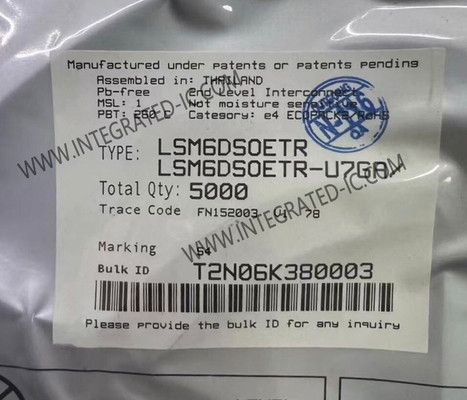 LSM6DSOETR Sensor IC 6-Axis IMU LGA-14L iNEMO 6DoF หน่วยวัดความอ่อนแอ