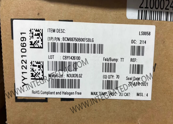 โมดูลการสื่อสารไร้สาย BCM88750B0KFSBLG 3.6 Tbps อุปกรณ์สวิตช์แบบ Self-Routing IC