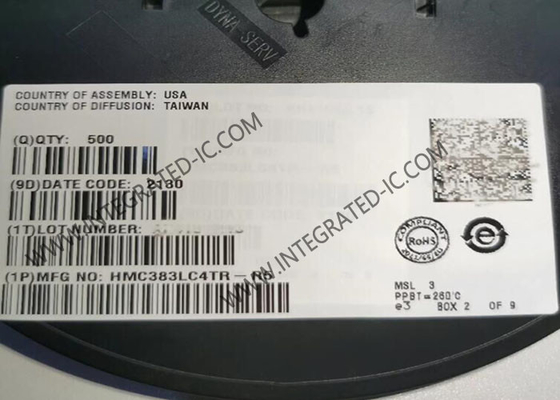 HMC383LC4TR โมดูลสื่อสารไร้สาย 15dB การเพิ่มอาร์เอฟแอมพลิเฟอร์ QFN-24 เครื่องขับขี่แอมพลิเฟอร์
