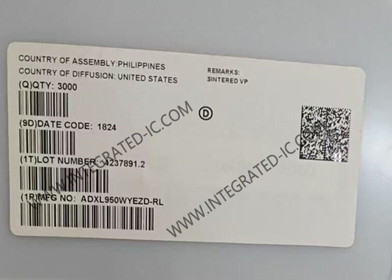 ADXL950WYEZD Sensor IC Single Axis Accelerometer With Dual Spectrum Acceleration Sensing เครื่องวัดความเร็วด้วยแกนเดียว