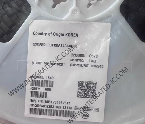MPXV6115V6T1 เซ็นเซอร์ IC -115 ถึง 0 kPa วงจรและเซ็นเซอร์ความดันสัมบูรณ์ SOP-8