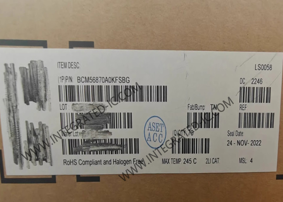BCM56870A0KFSBG Ethernet IC 3.2 Tb/S โปรแกรม Multilayer Switch IC
