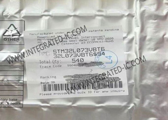 STM32L073VBT6 ไมโครคอนโทรลเลอร์ MCU 32MHz 32 บิต ไมโครคอนโทรลเลอร์เนอร์เดียว IC LQFP100