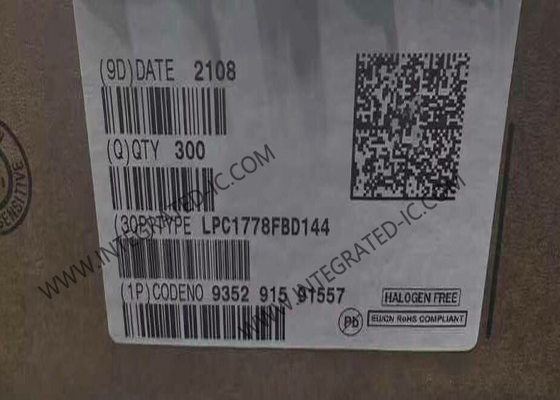 LPC1778FBD144 ไมโครคอนโทรลเลอร์ MCU 32 บิต ARM Cortex M3 ไมโครคอนโทรลเลอร์ LQFP144