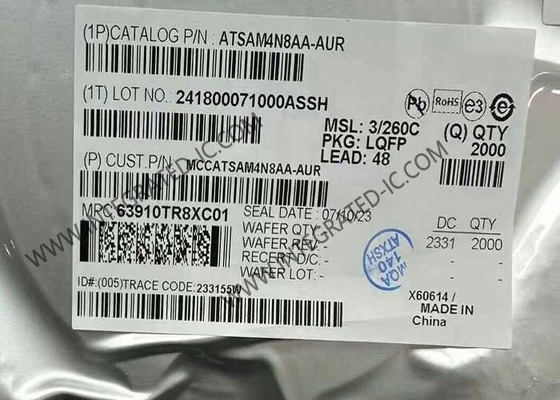 ATSAM4N8AA-AUR ไมโครคอนโทรลเลอร์ MCU ความสามารถสูง 32 บิต ARM Cortex-M4 ไมโครคอนโทรลเลอร์