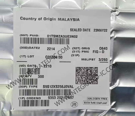 S9S12XS256J0VAL ไมโครคอนโทรลเลอร์ MCU 16 บิต MCU 40MHz HCS12X ไมโครคอนโทรลเลอร์ IC