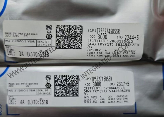 TPS62745DSSR ชิปวงจรบูรณาการ ปรับแปลง step down 300mA Buck Switching Regulator IC