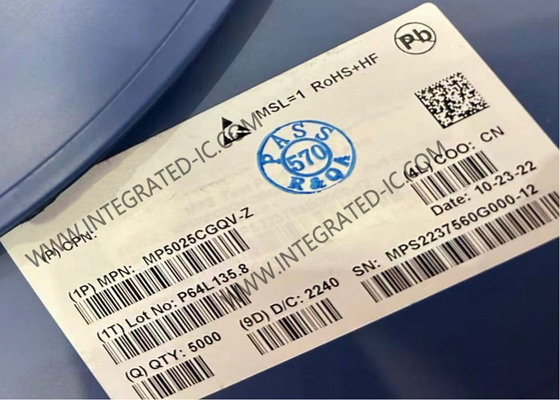 MP5025CGQV ชิปวงจรบูรณาการ 16V 15A 3mΩ อุปกรณ์ป้องกันการสลับร้อนที่มีการติดตามปัจจุบัน