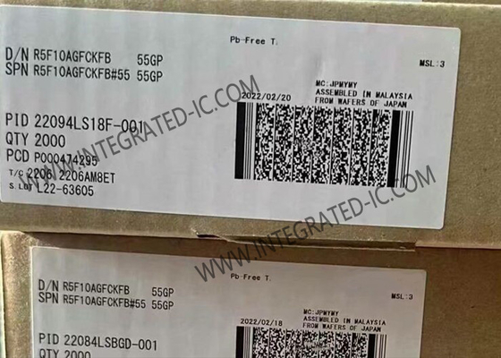 R5F10AGFCKFB ไมโครคอนโทรลเลอร์ MCU 16 บิต ชิปเดียว
