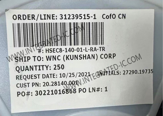 HSEC8-140-01-L-RA-TR Connectors GenerateTM High-Speed Edge Card Connector การเชื่อมต่อการ์ดความเร็วสูง