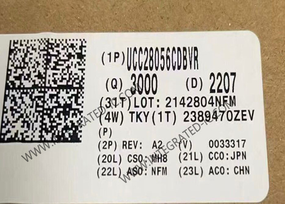 UCC28056CDBVR ชิปวงจรบูรณาการ ปรับปรุง PFC ระบบเปลี่ยนโฟสต์ระยะเดียวประสิทธิภาพสูง