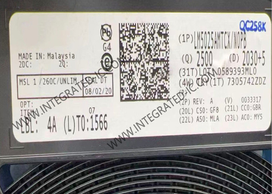 LM5025AMTCX ชิปวงจรบูรณาการ 90V โหมดแรงดันคลับตัวประกอบ PWM