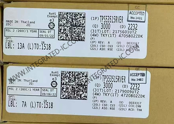 TPS53515RVER ชิปวงจรบูรณาการ 12A เครื่องแปลง SWIFT Buck Single Synchronous VQFN28