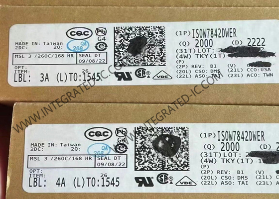 ISOW7842DWER ชิปวงจรบูรณาการ 5000Vrms Quad Channel Digital Isolators SOIC16
