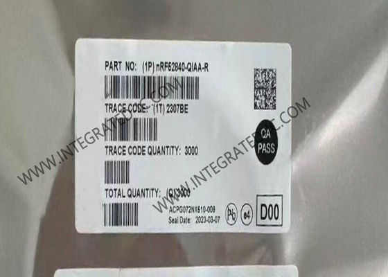 NRF52840-QIAA BT IC 2.4GHz Multiprotocol BT 5.4 SoC AQFN73 ระบบบนชิป