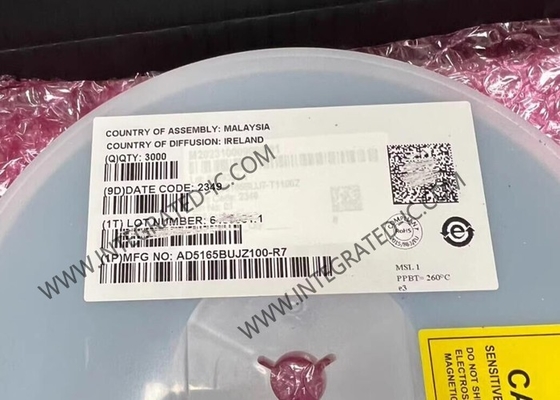 AD5165BUJZ100 ชิปวงจรบูรณาการ 1.8V ระดับโลจิก ดิจิตอลพอนติโอเมตร DigiPOT