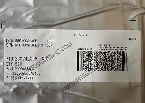 R5F100SHAFB ไมโครคอนโทรลเลอร์ MCU พลังงานต่ํา หน้าที่สูง RL78/G13 ไมโครคอนโทรลเลอร์