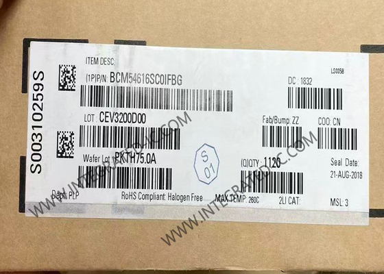 BCM54616SC0IFBG Ethernet IC ชิปเดียว อินทิเกรต ทรีสปีด Ethernet Transceiver