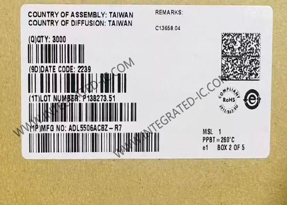 ADL5506ACBZ โมดูลสื่อสารไร้สาย 30 MHz ถึง 4.5 GHz เครื่องตรวจจับ RF 45 dB