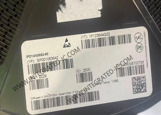 IPD14N06S2-80 ชิปวงจรบูรณาการ 55V 80mΩ OptiMOSTM รถยนต์ MOSFET ทรานซิสเตอร์