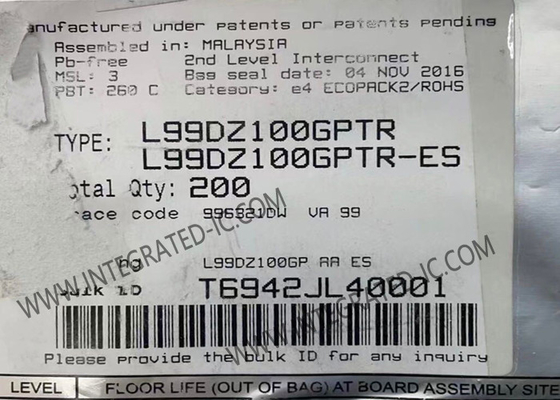 L99DZ100GPTR วงจรบูรณาการ ระบบโซน Chip ประตู IC LQFP64 โมดูลประตูรถยนต์