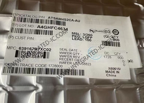 ATSAM4S2CA-AU ไมโครคอนโทรลเลอร์ MCU 32 บิต เซ็นโคล 120MHz ARM Cortex-M4 ไมโครคอนโทรลเลอร์