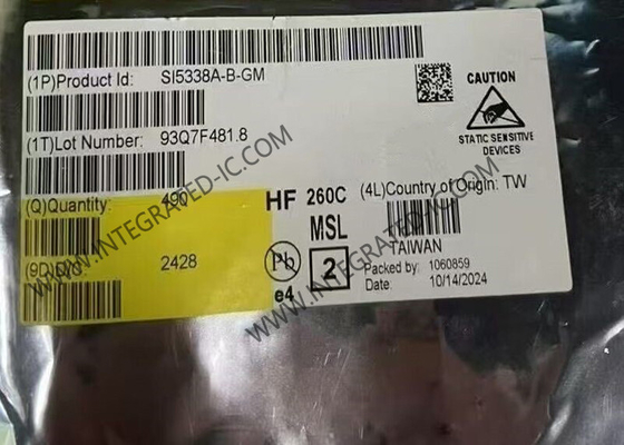 SI5338A-B-GM ชิปวงจรบูรณาการ 710MHz Low Jitter Clock Generator IC QFN24