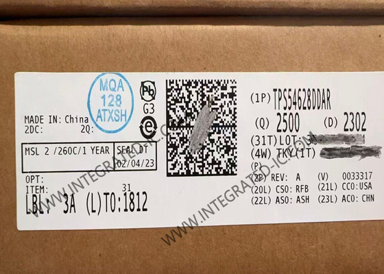 TPS54628DDAR ชิปวงจรบูรณาการ เครื่องปรับเปลี่ยนซินคอนบัค 6A เครื่องปรับเปลี่ยนสเตปดาวน์