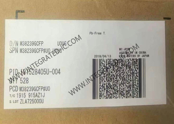 M38239GCFP ไมโครคอนโทรลเลอร์ MCU ชิปเดียว 8-บิต 10MHz ไมโครคอนโทรลเลอร์ 80-QFP