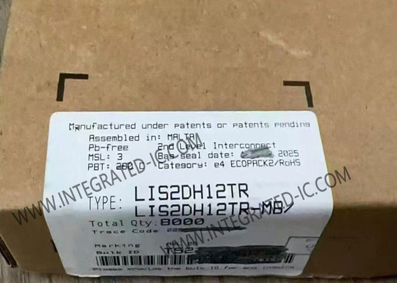 LIS2DH12TR Sensor IC MEMS Digital Output Motion Sensor 3-Axis Linear Accelerometer เครื่องวัดความเร็วแบบเส้นตรง